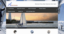 Desktop Screenshot of americancruisingsails.com